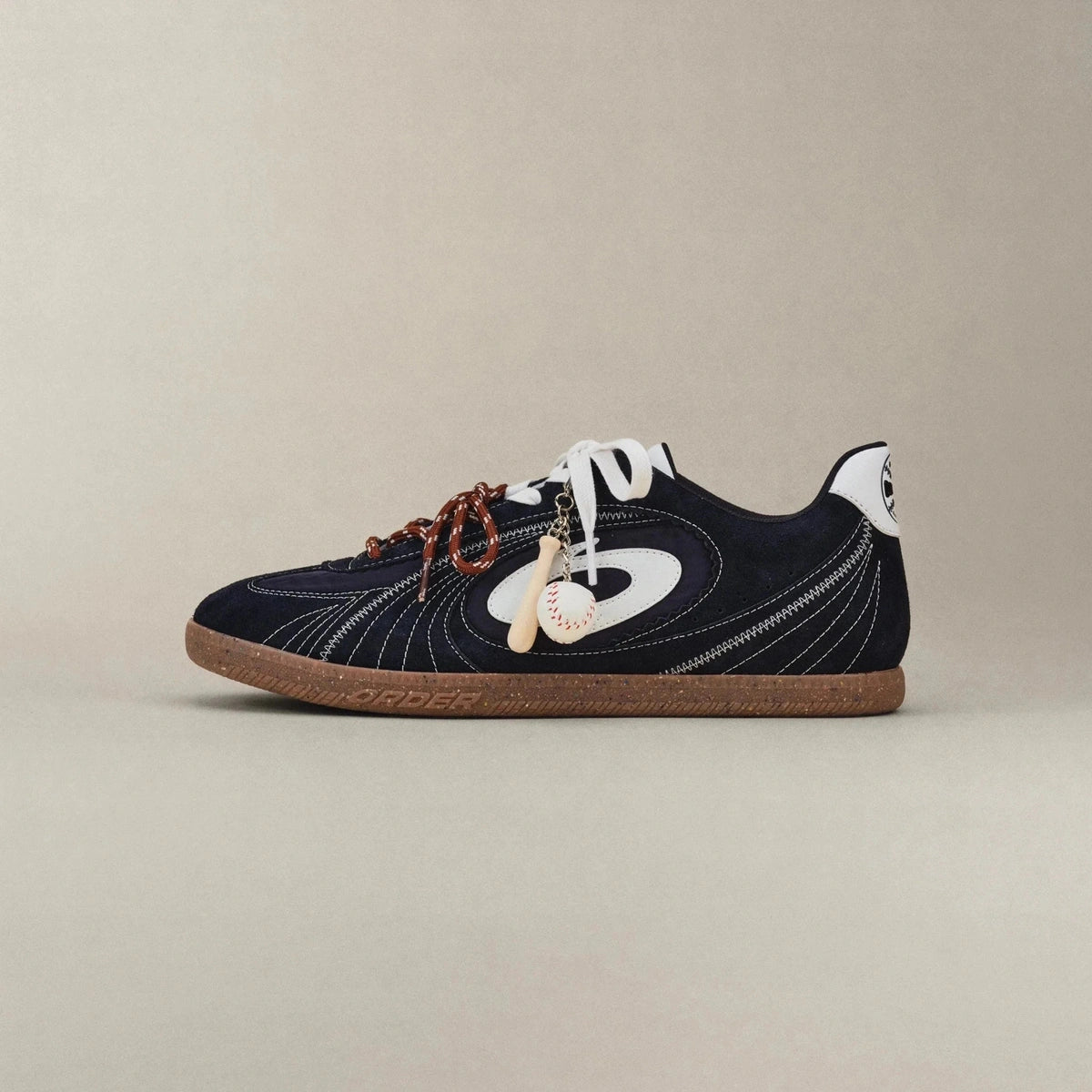 Trainer Shoes "Navy Brown"