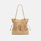 Jamie Shopping Tote Bag in Raffia
