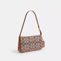 Crystal Signature Jacquard Plaza Bag "Mushroom"