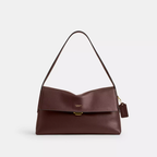 Chelsea Leather Shoulder Bag 36 "Brown"