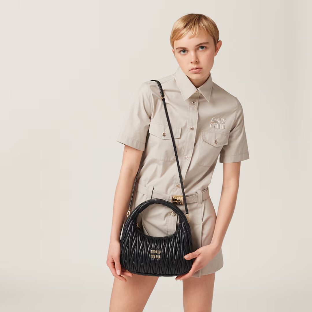 Regular-bag Wander matelassé nappa hobo
