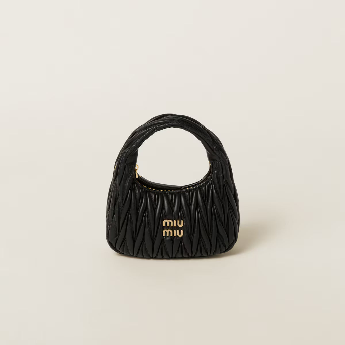 Small-bag Wander matelassé nappa hobo